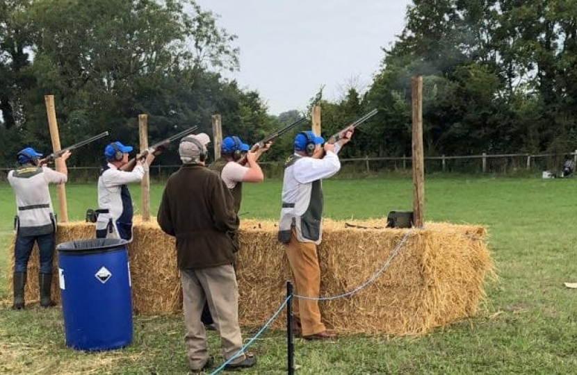 Clay Pigeon Shooting at The Barbury Shooting School