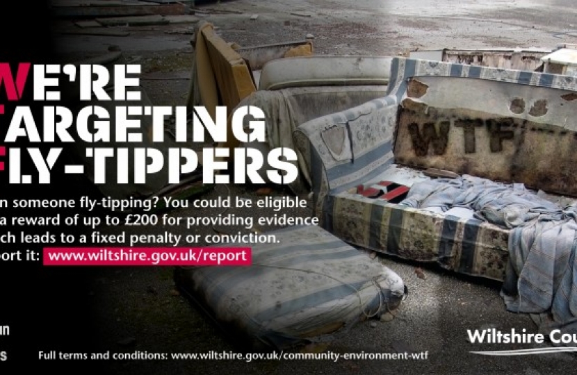 Fighting Fly Tipping poster