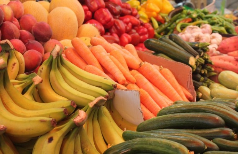 Street Market fruit and vegetables