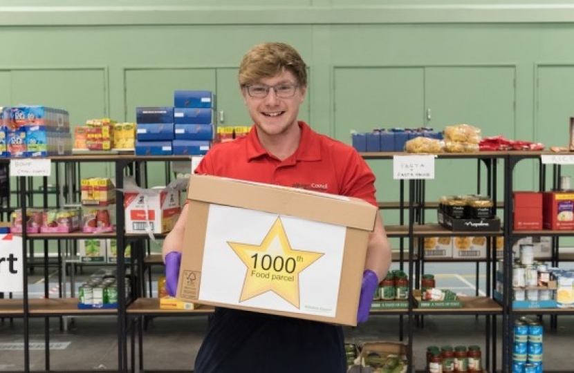 1000th food parcel