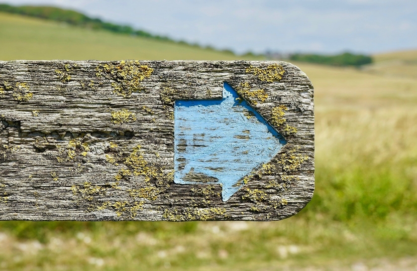 Countryside signpost