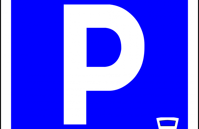 Parking sign