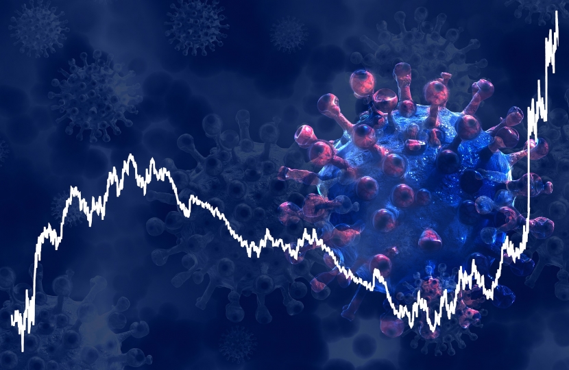 Coronavirus statistics graph