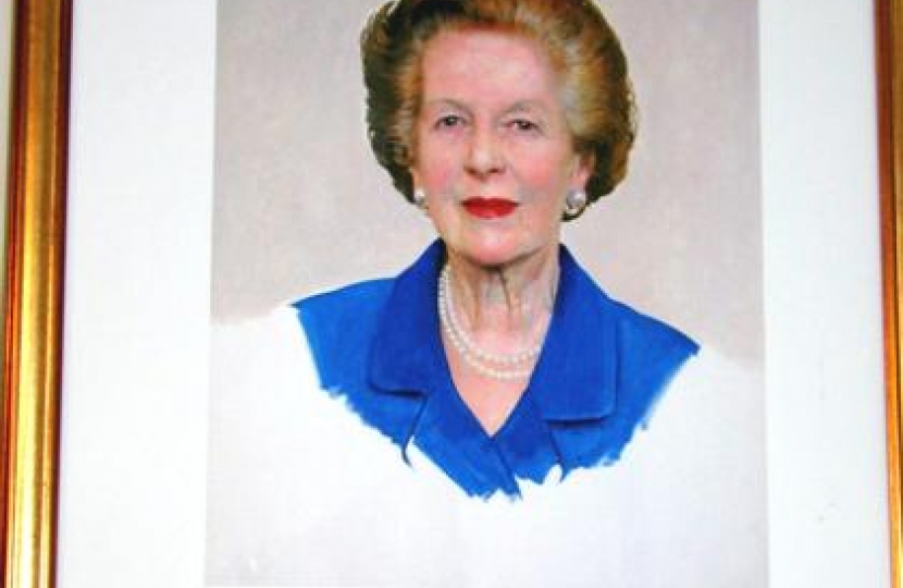 The limited edition print of Rt. Hon. Baroness Thatcher, LG, DM