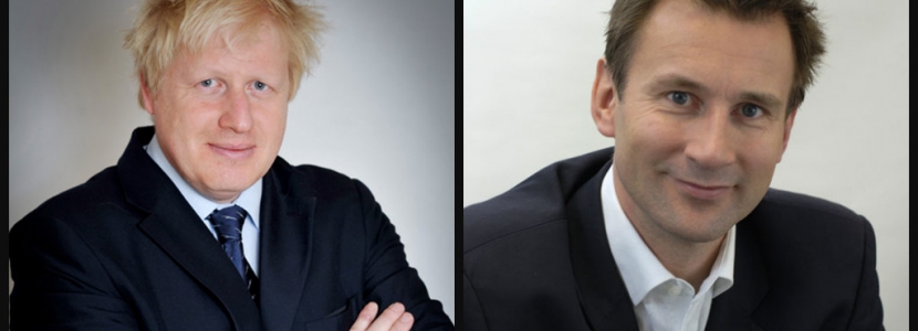 Boris Johnson and Jeremy Hunt