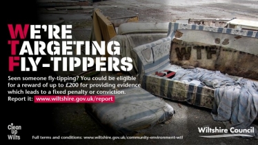 Fighting Fly Tipping poster