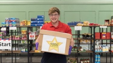 1000th food parcel