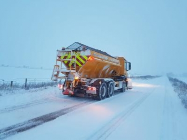 Gritter lorry